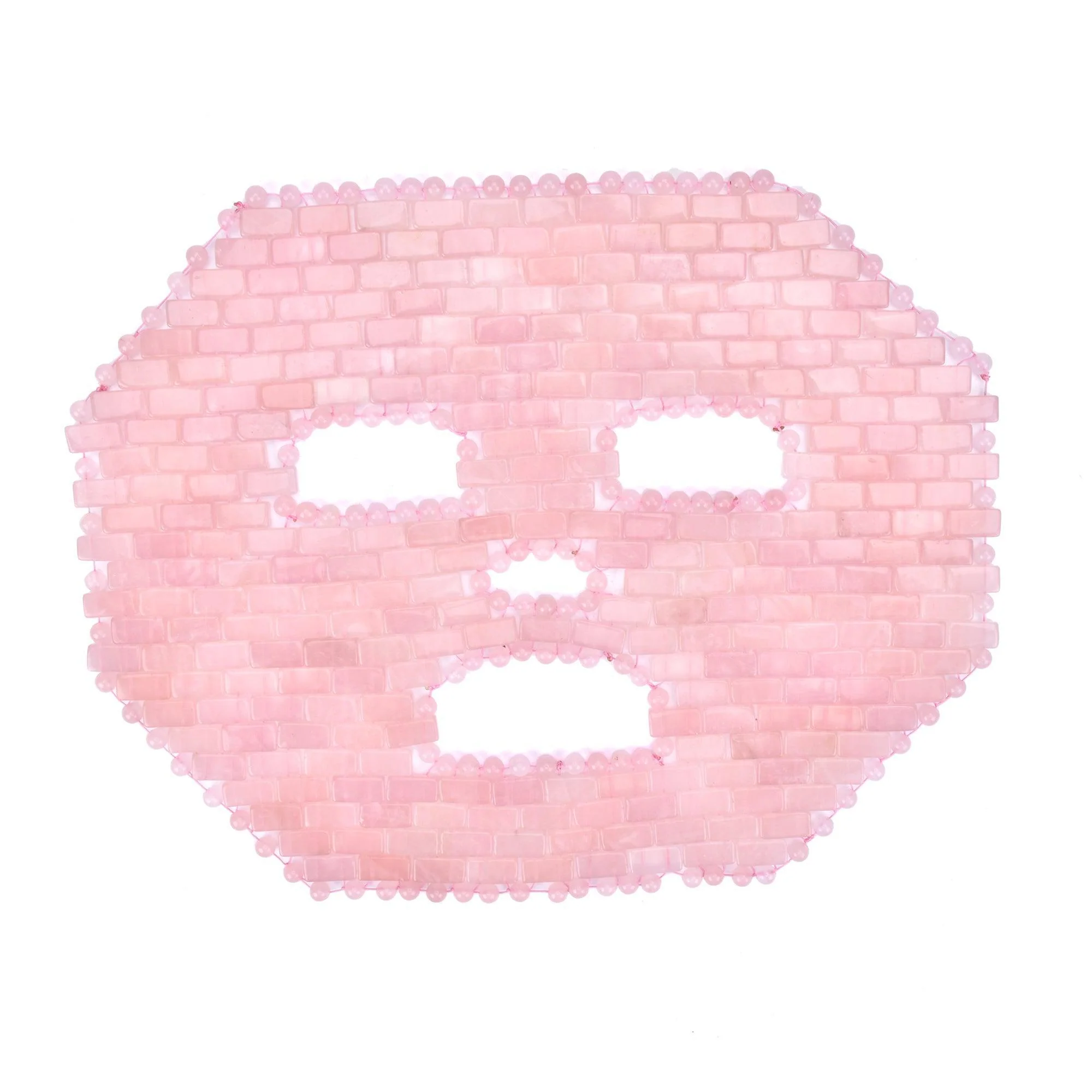 Flexible ROSE QUARTZ SELF-LOVE FACE MASK - HandmadeWeighted Face MaskHealth BenefitsHealing Benefits of Rose Quartz Quality