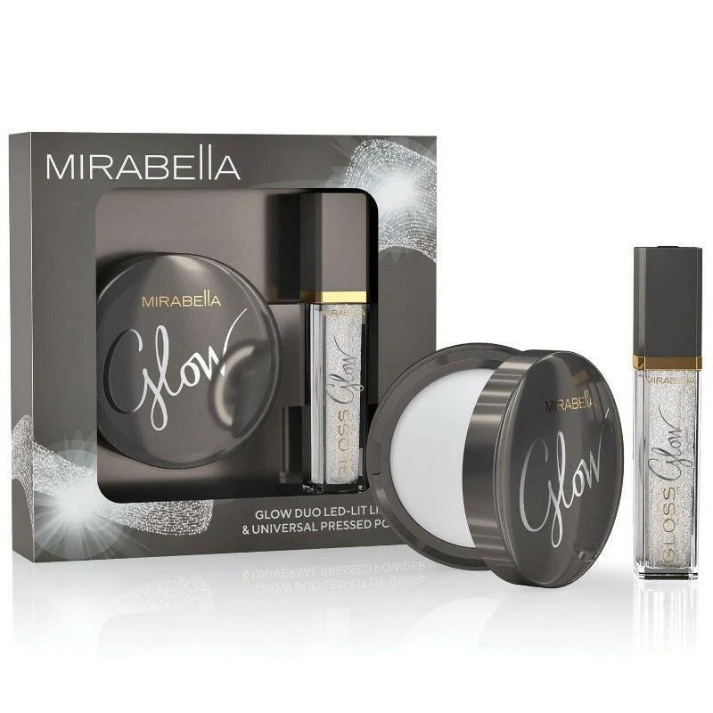 Breathable Glow Duo LED-Lit Lip Gloss Universal Hyaluronic Pressed Powder Next-Generation