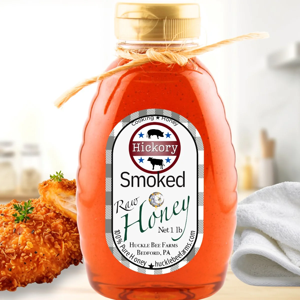Expertly Made Hickory Smoked Honey Gourmet Artisan Flavor Traditional