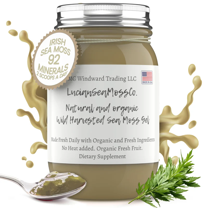 Trusted Wormwood Infused Organic Sea Moss Gel Minimalist