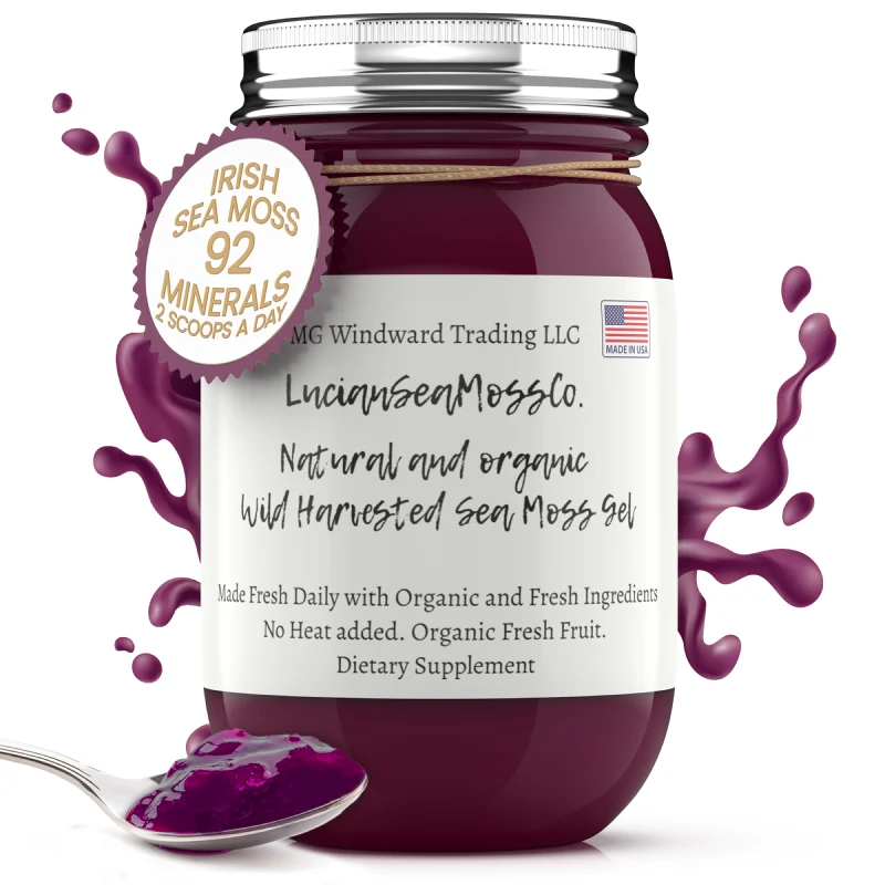 Smart Organic Purple Wild Harvested Sea Moss Gel Excellent