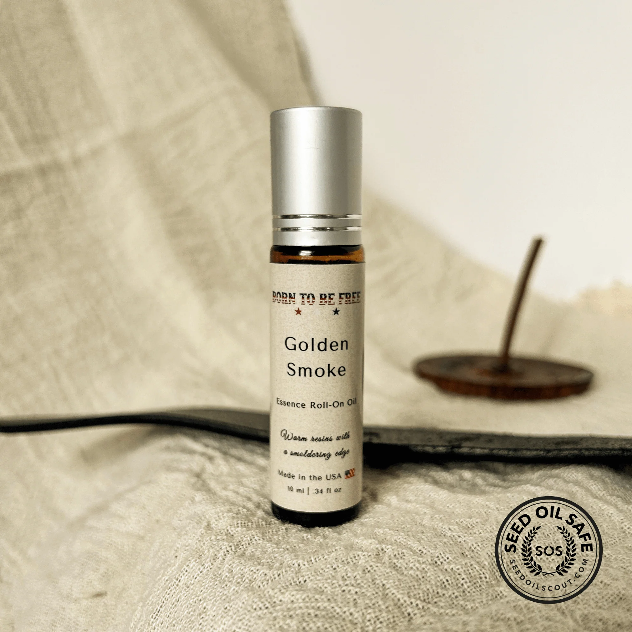 Top-Quality Golden Smoke Essence Roll-On Oil Casual