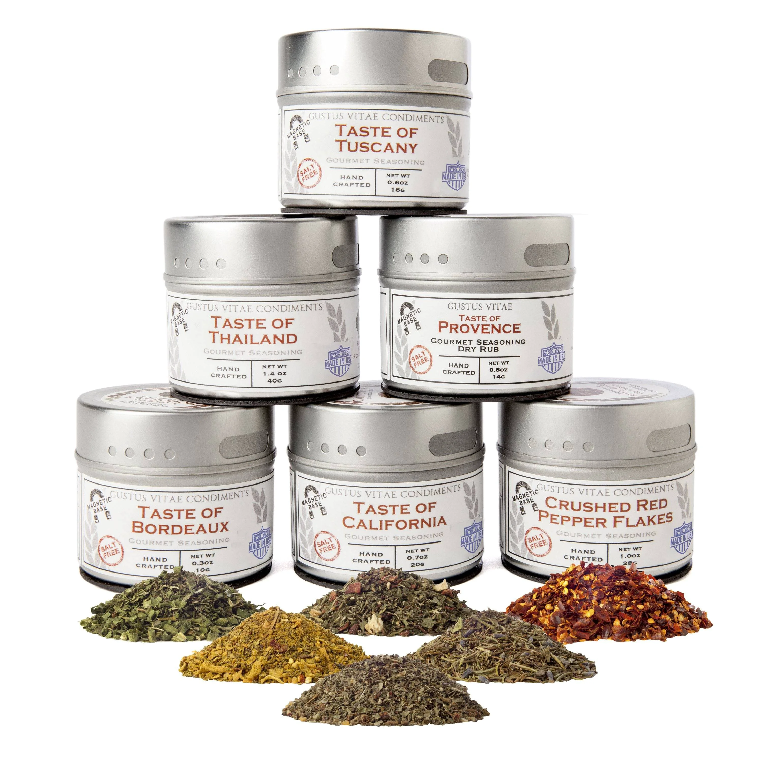 Smooth Salt- Seasoning Gift Collection - 6 Tins Pure