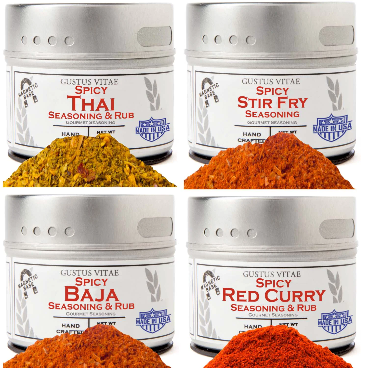 Comfortable Spicy One Pot Wonders Complete 4 Pack Collection Gourmet Seasonings and Spice Blends Traditional