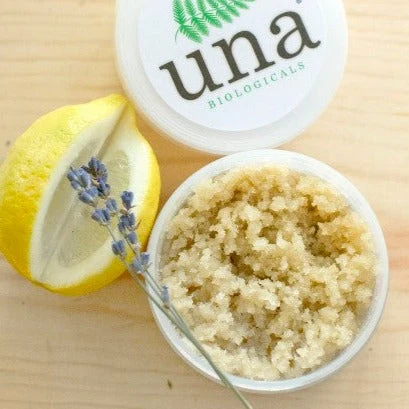 Smooth Lemongrass Lavender Sugar Scrub Natural Bath Una Biologicals First-Class