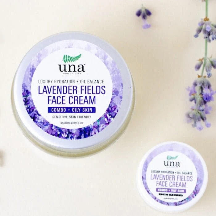 Reusable Lavender Fields Face Cream Face Care Una Biologicals Skin Care Responsible