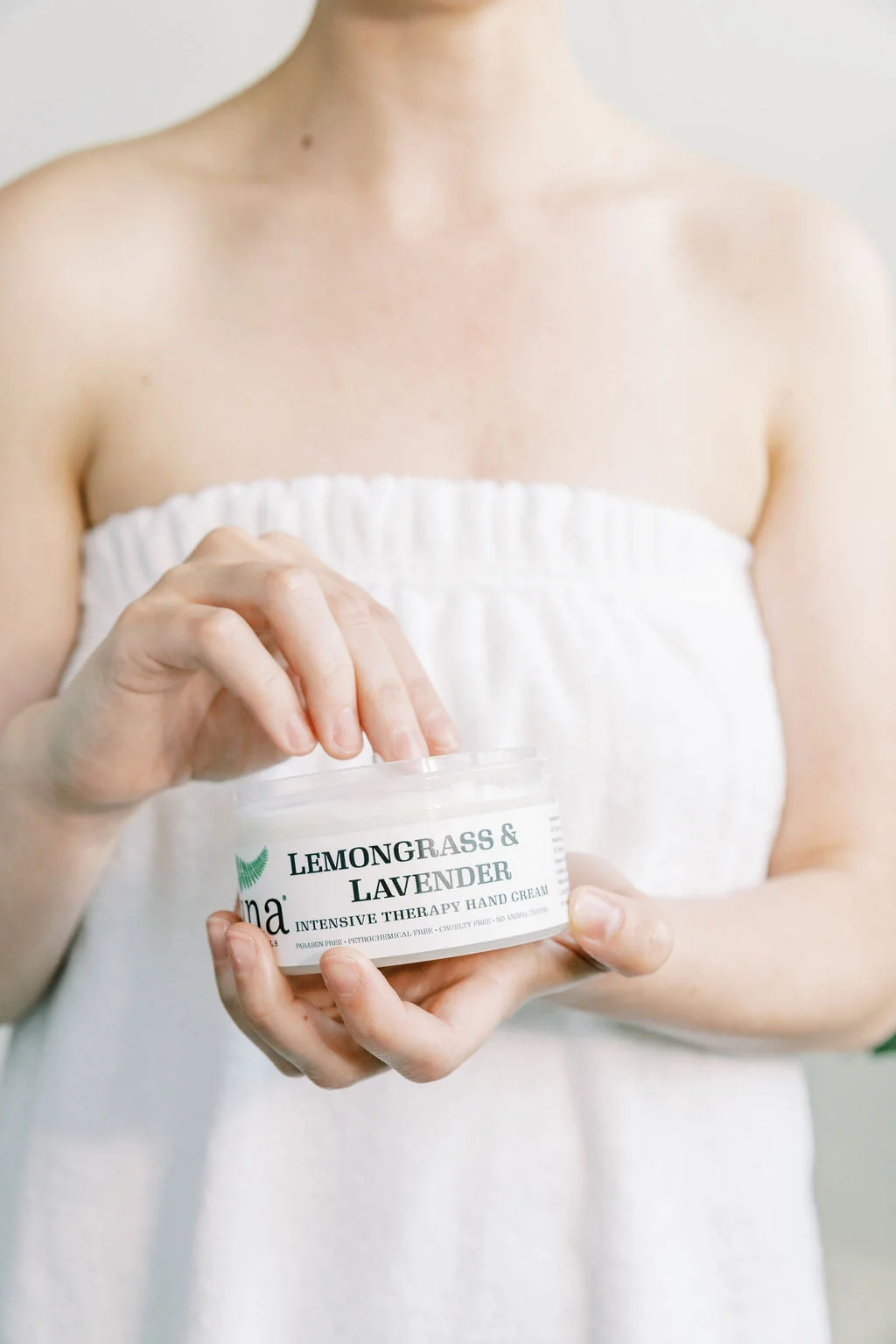 Unique Lemongrass Lavender Intensive Hand Cream Natural Body Lotion Una Biologicals User-Friendly