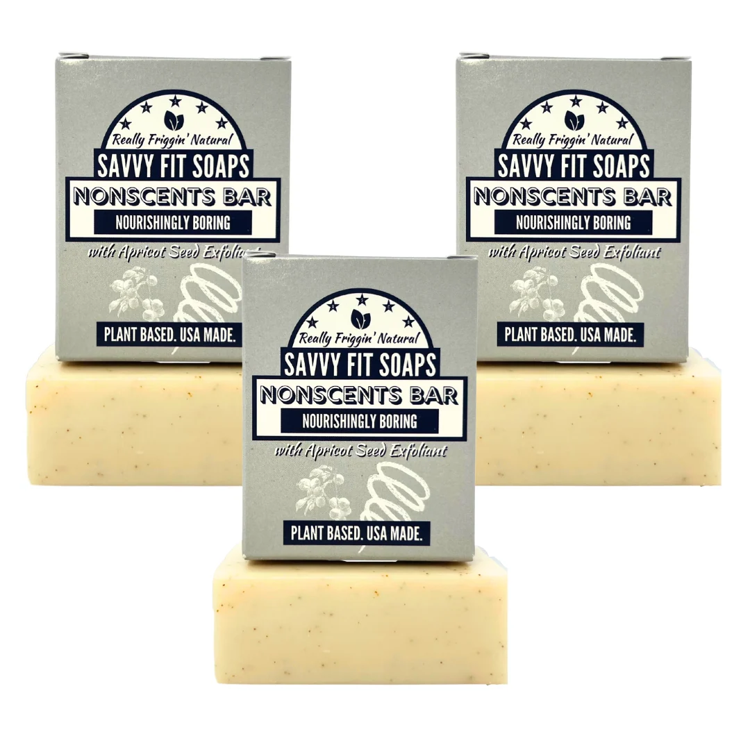 Clean NONSCENTS BAR TRIO - Nourishingly Boring Smart