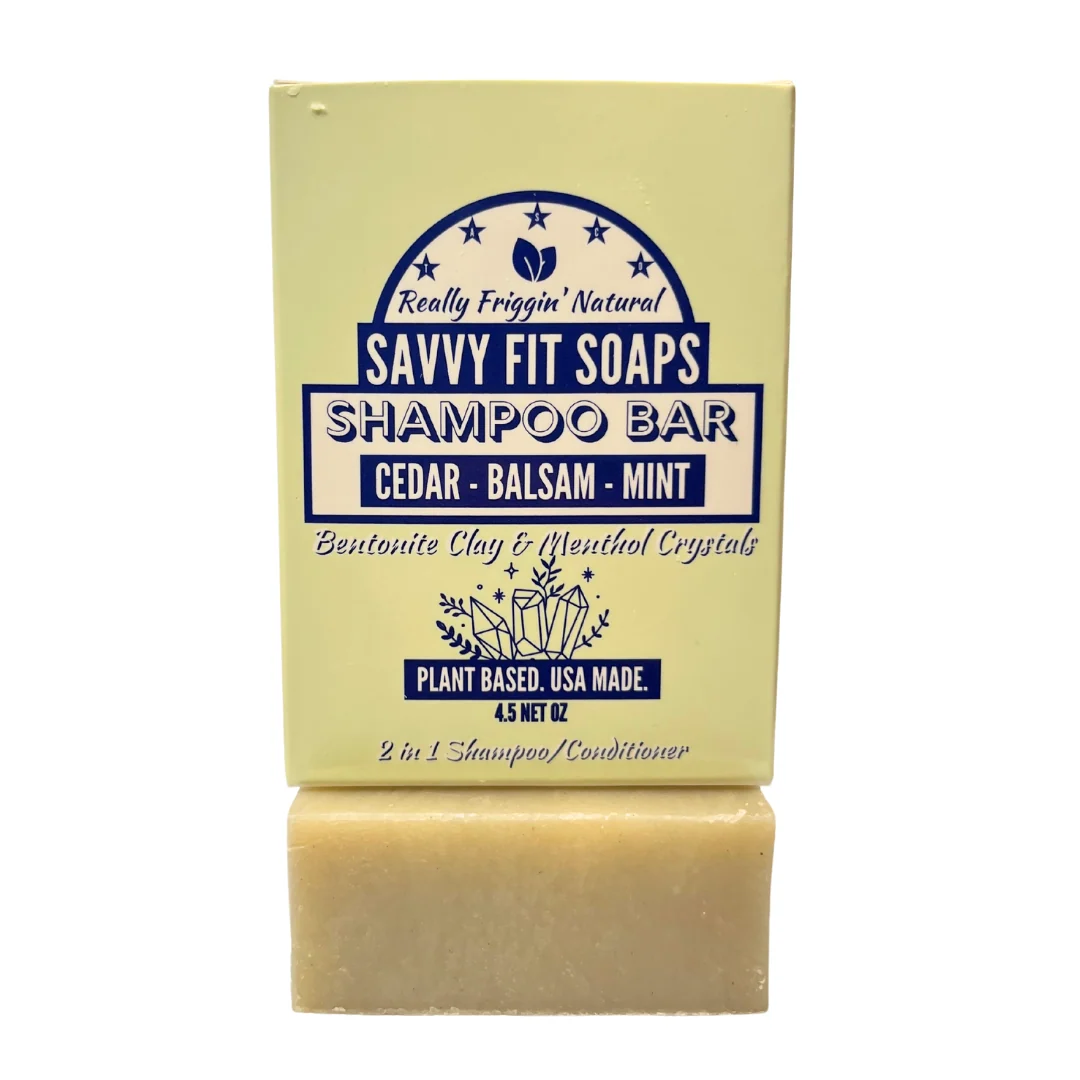 Unique SHAMPOO BAR - Cedar - Balsam - Mint Trusted