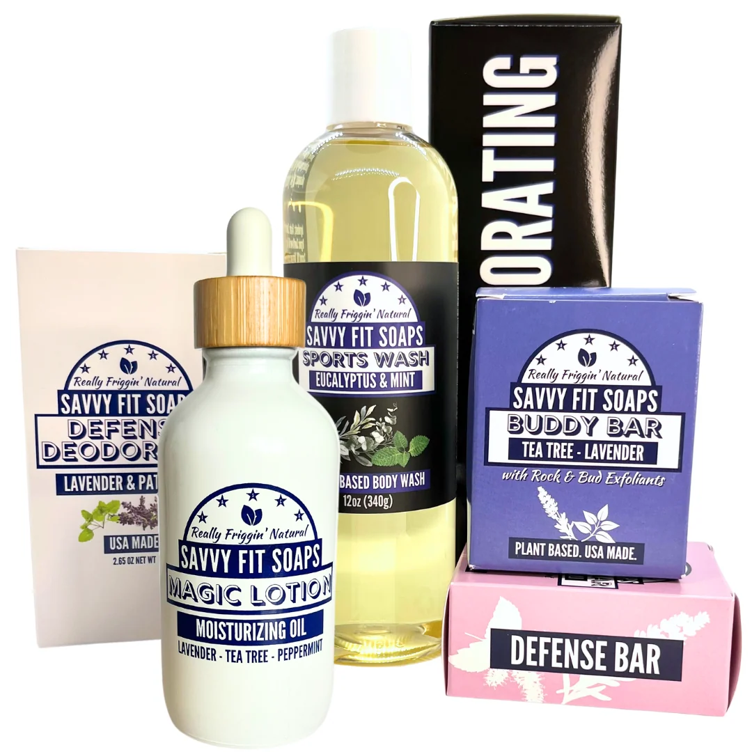 Enhanced Mat Pack Great for Athletes - Anti-Fungal Natural Skincare - Elite
