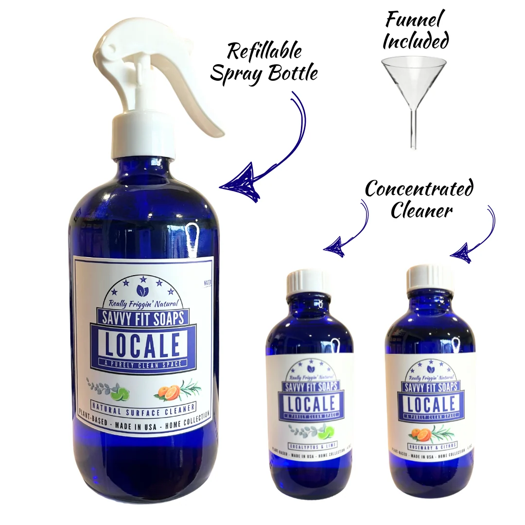 Refined LOCALE Safe Clean Surface Cleaner Kit Powered by E Fashionable