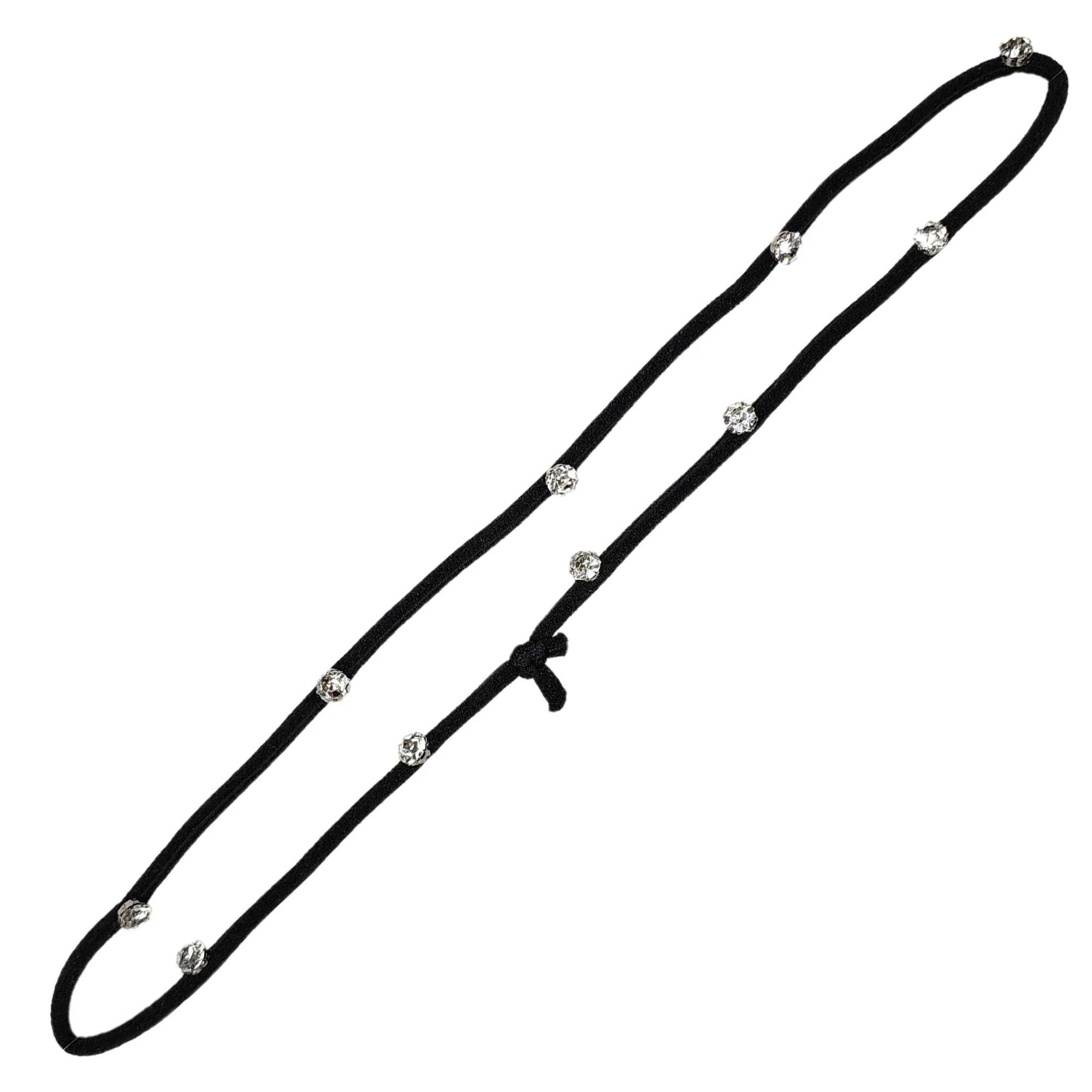 Convenient Sparkling Gem Elastic Headband Enhanced