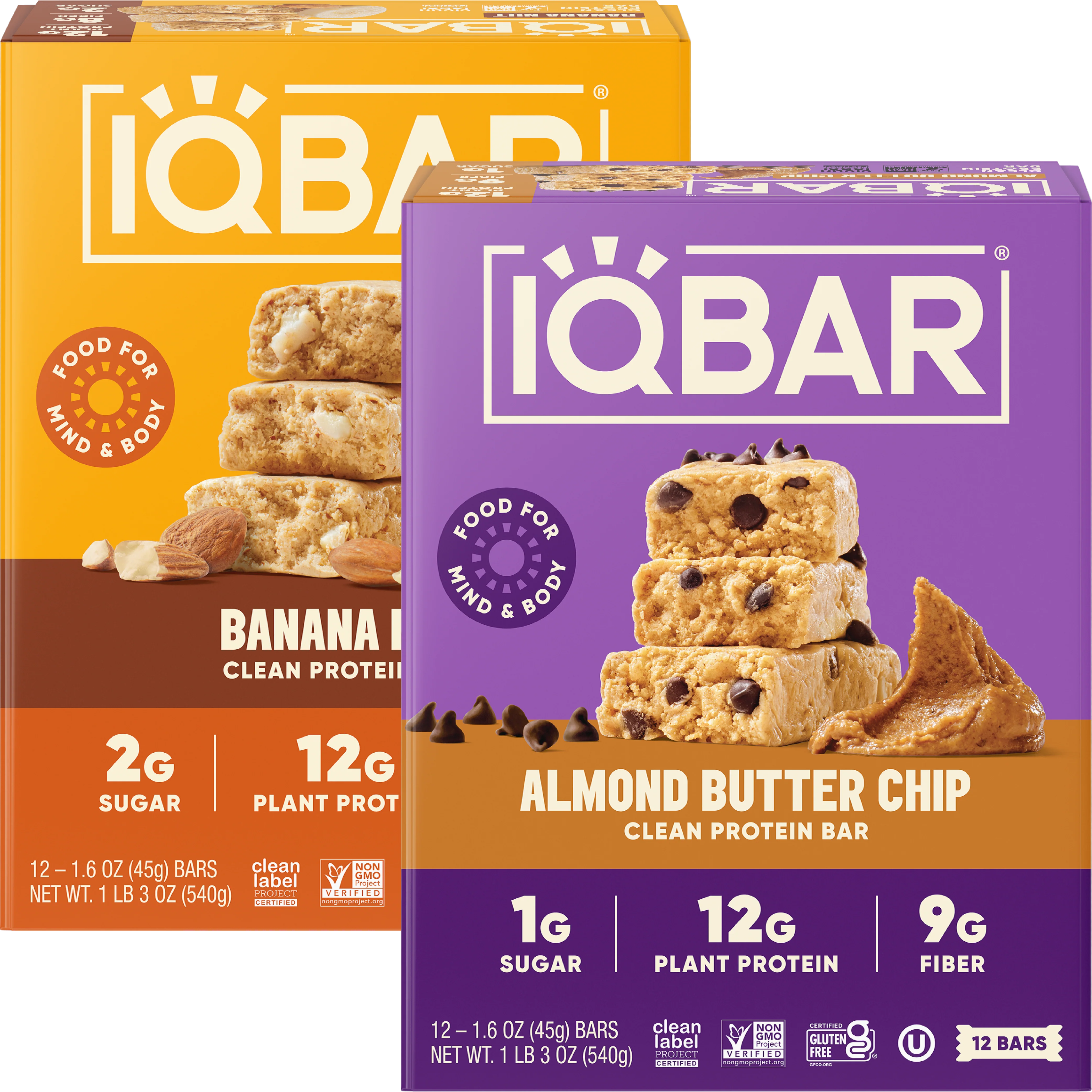 Consistent Almond Butter Chip Banana Nut 24 Bars Elite