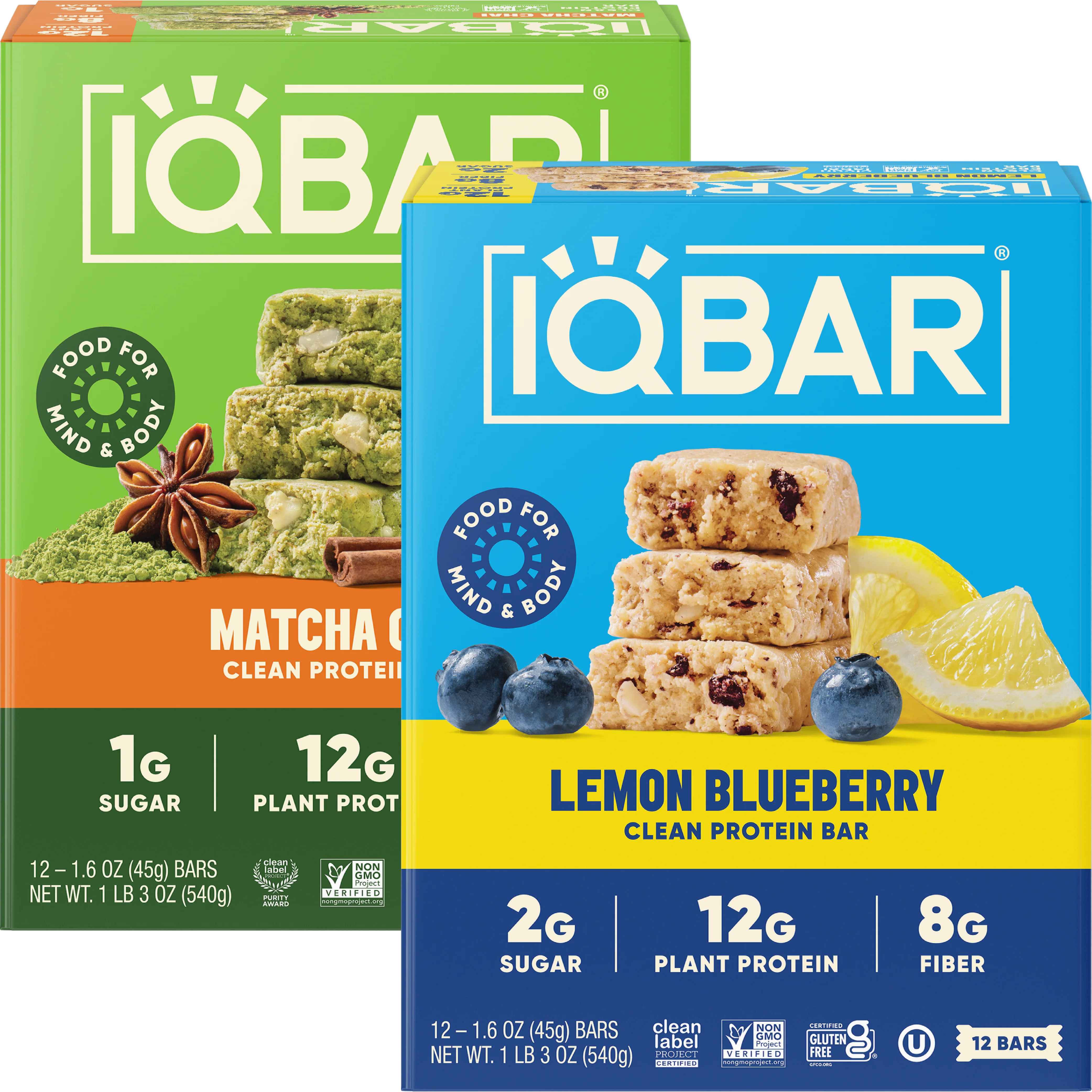 Detailed Lemon Blueberry Matcha Chai 24 Bars Fine Crafted