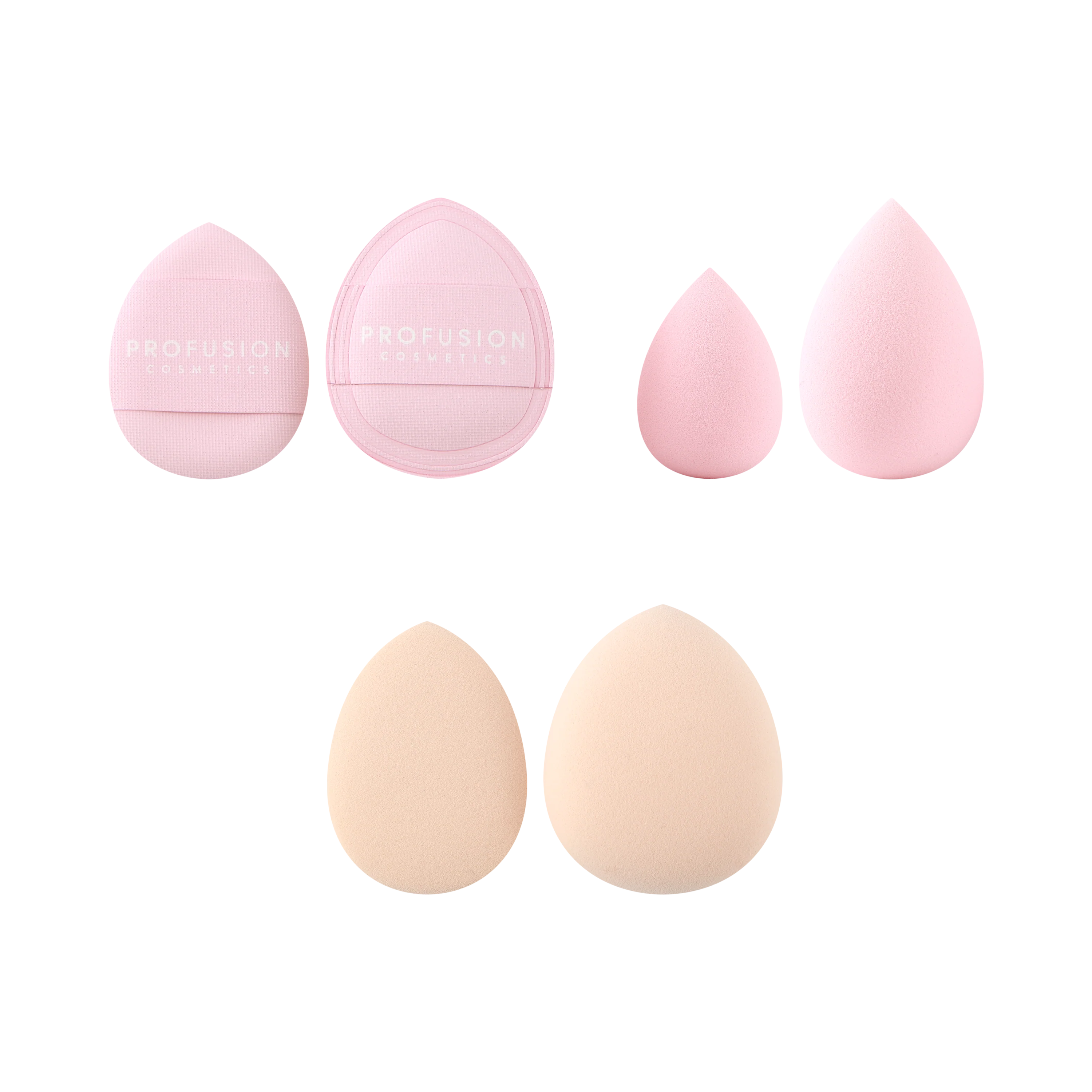 Eco-Friendly Blending Essentials Makeup Sponge Puff Set Selected