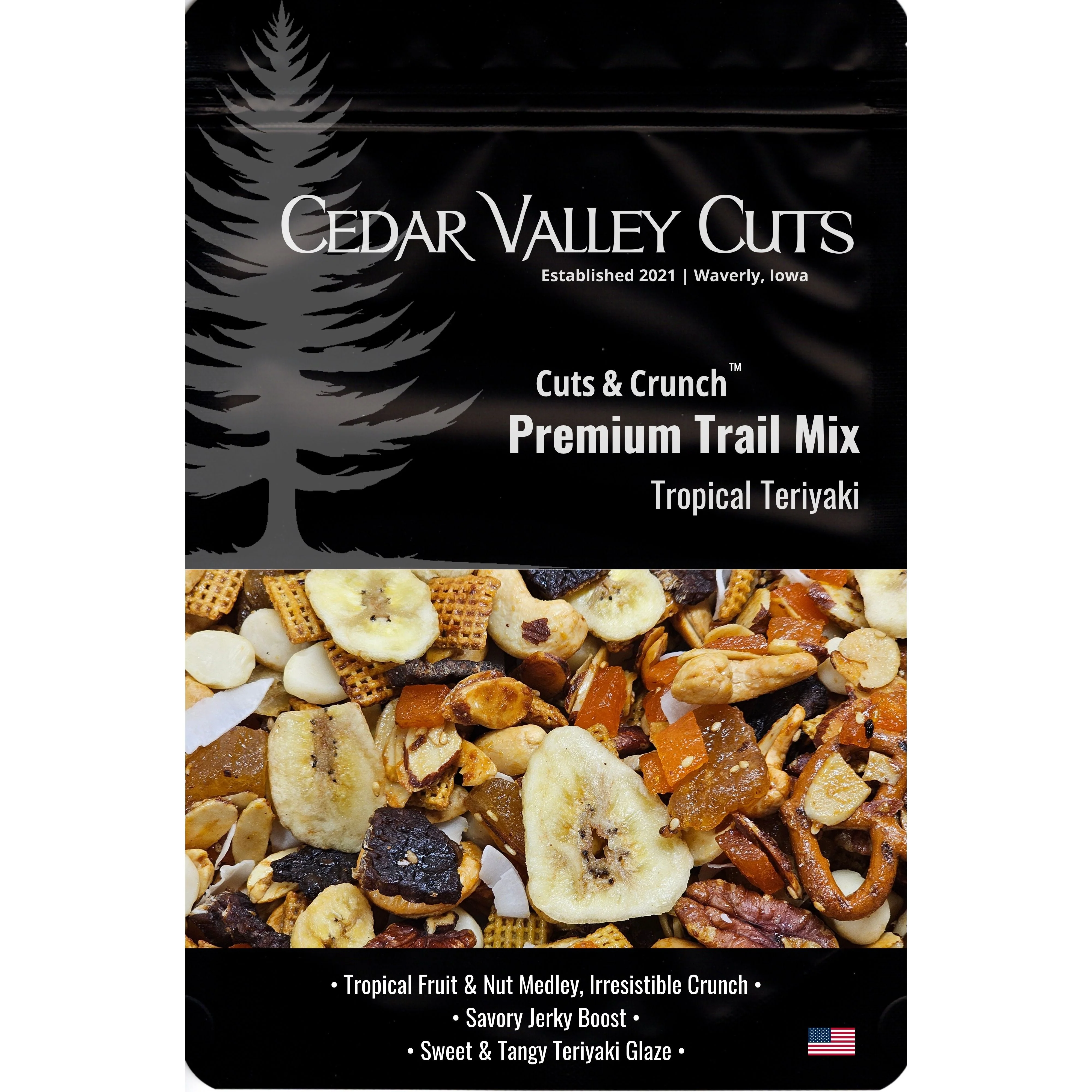 Dependable Cuts Crunch™ Tropical Teriyaki Premium Trail Mix High-Performance