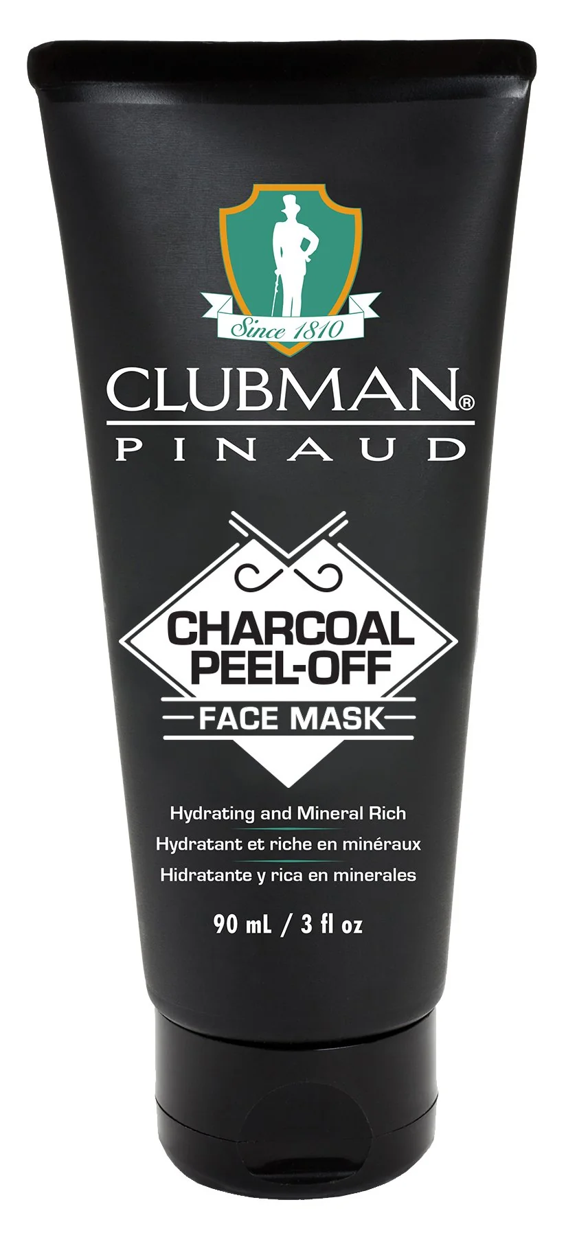 Secure Clubman Charcoal Peel-off Face Mask - 3 Oz Comfortable