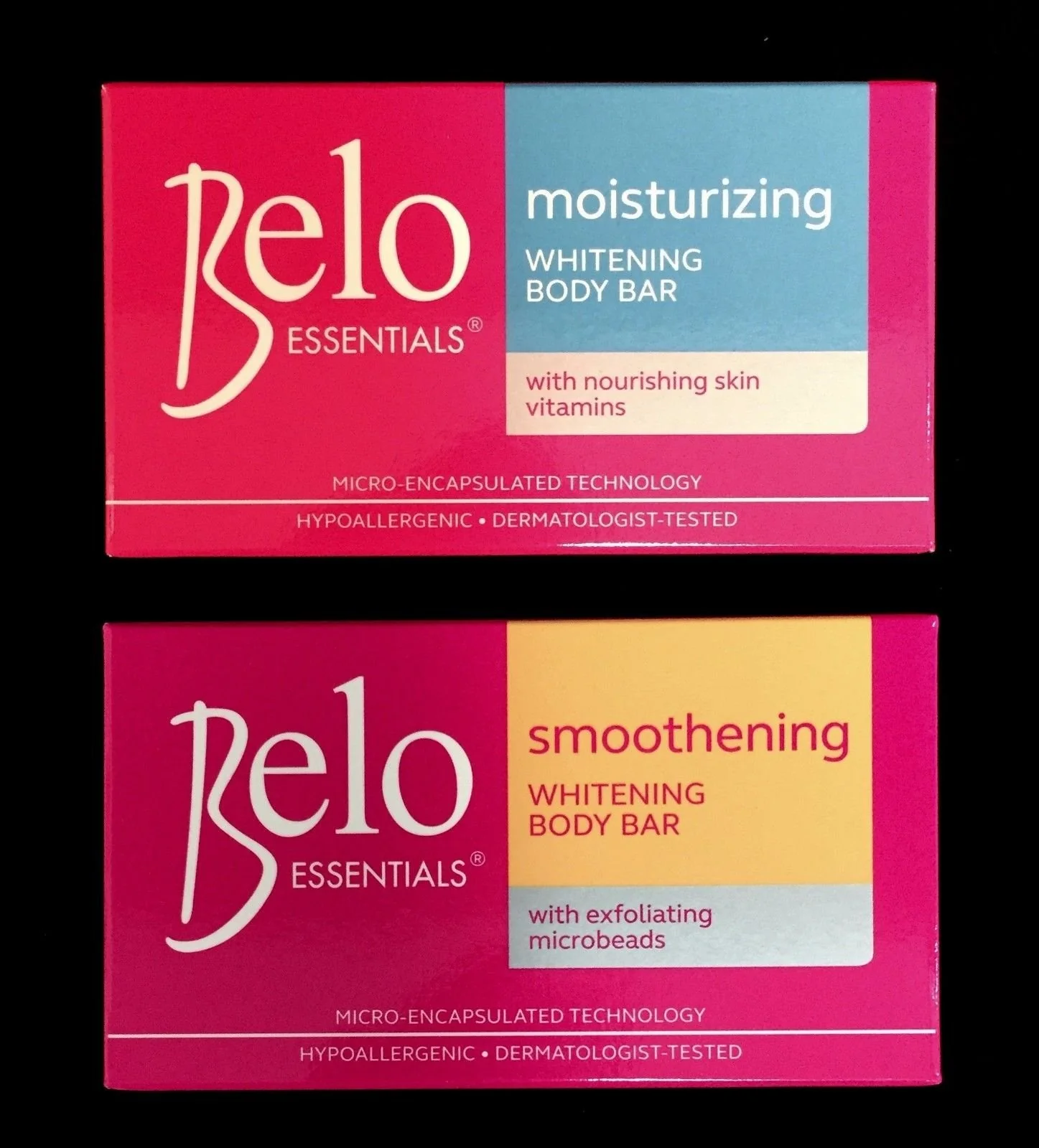 High-End BELO Essentials Whitening Body Bar 2 x 135g set of 2 by Belo Advanced